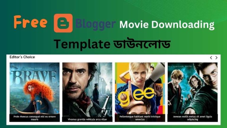 Movie Downloading Blogger Template ডাউনলোড করুন